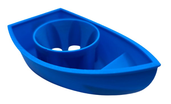 Avocado-Schiff (blau)